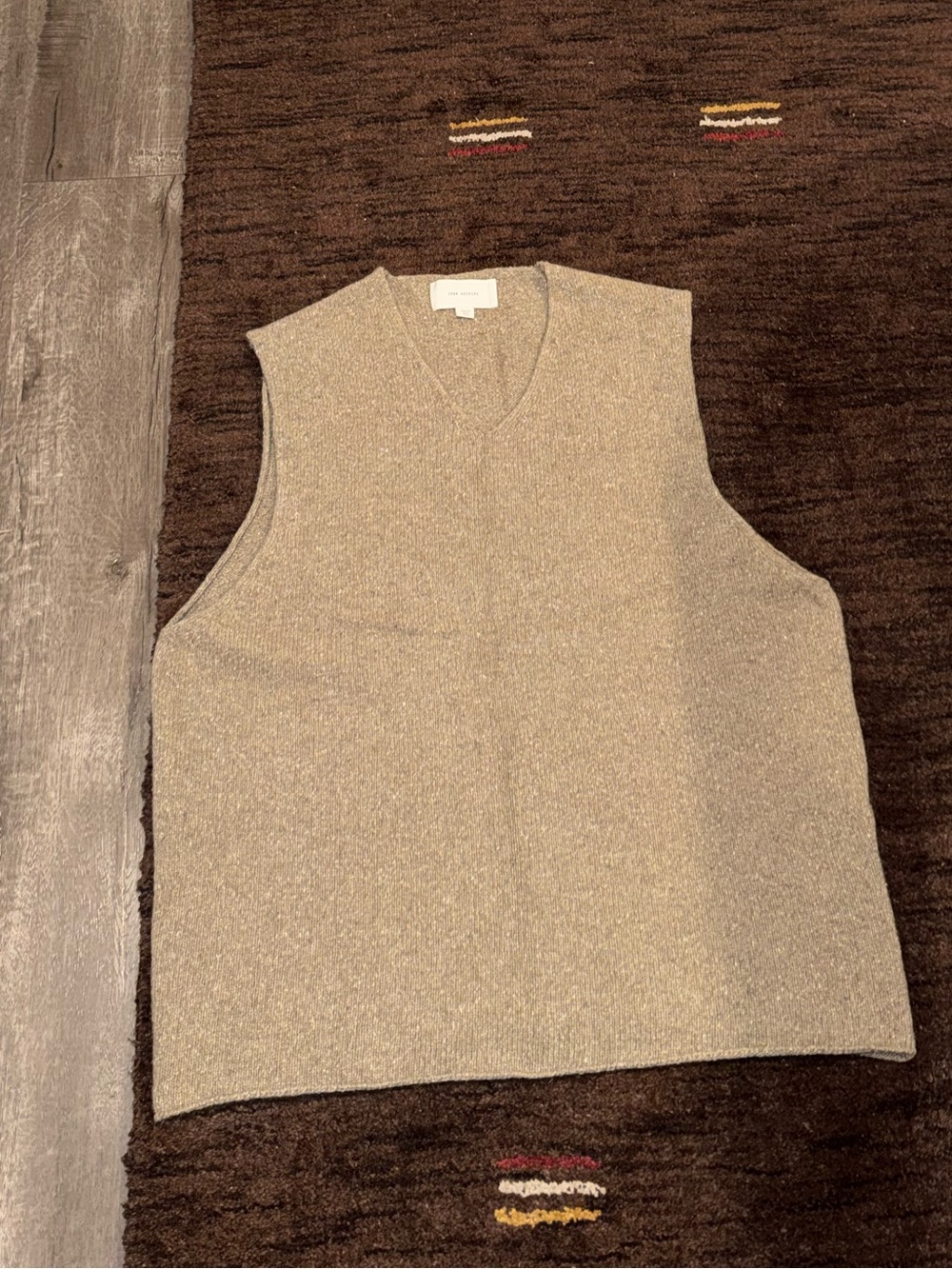 Zara Man V-Neck Sleeveless Sweater Vest